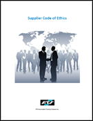 Cover-Seite des Ethik-Kodex für Lieferanten von ATS