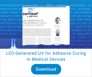 LED-Generated UV for Adhesive Curing in Medical Devices