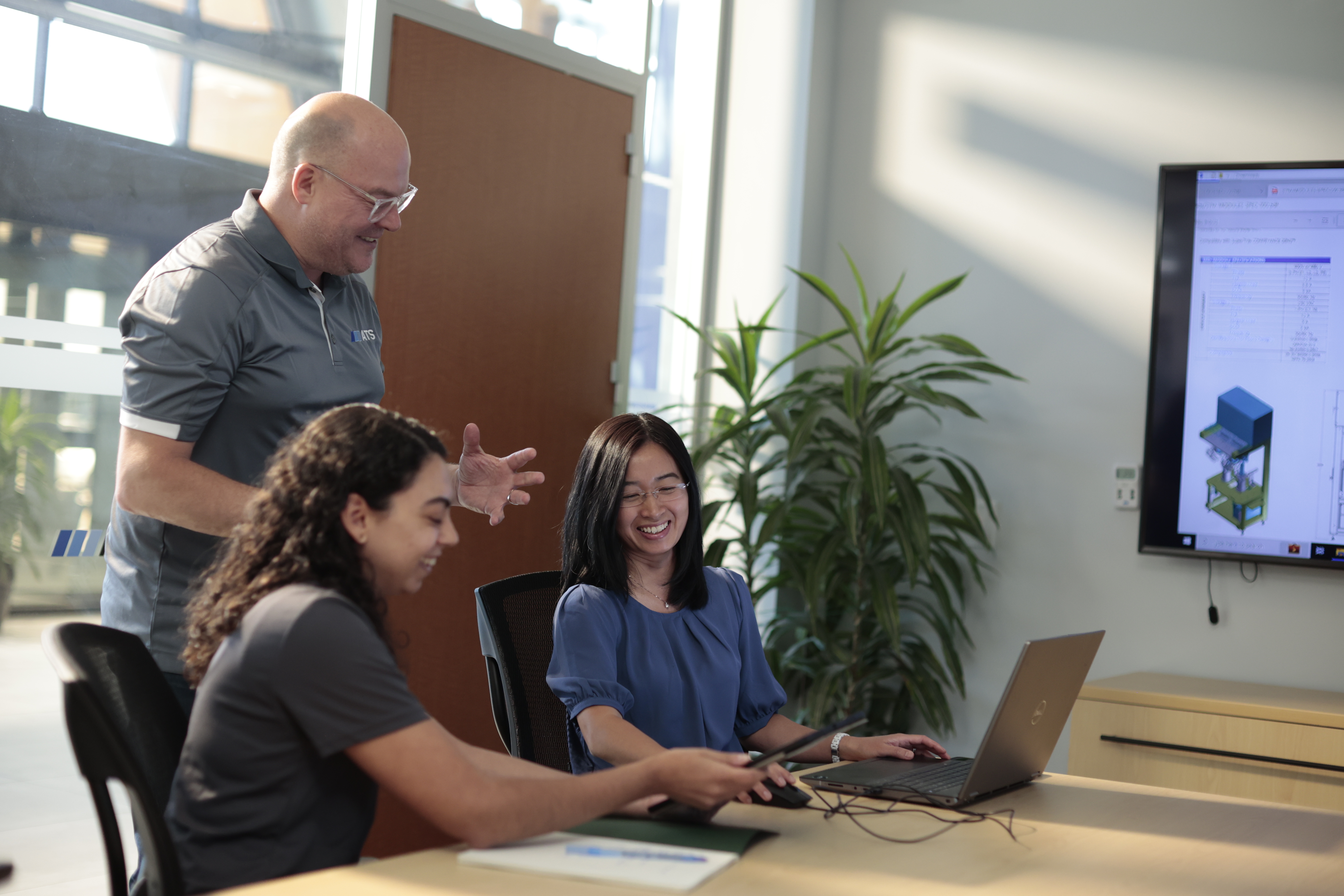 We prioritize internal growth at ATS