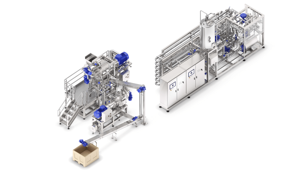 Linea di produzione purea di mele by CFT Group